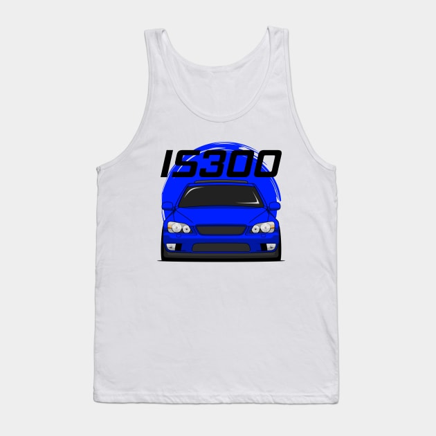 IS300 Blue Tank Top by GoldenTuners